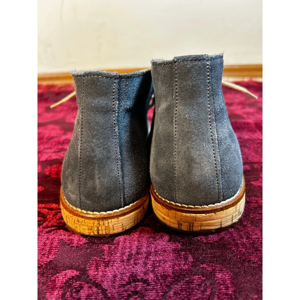 Kurt Geiger Navy Suede Chukka Boots Size EU 42/ US 9